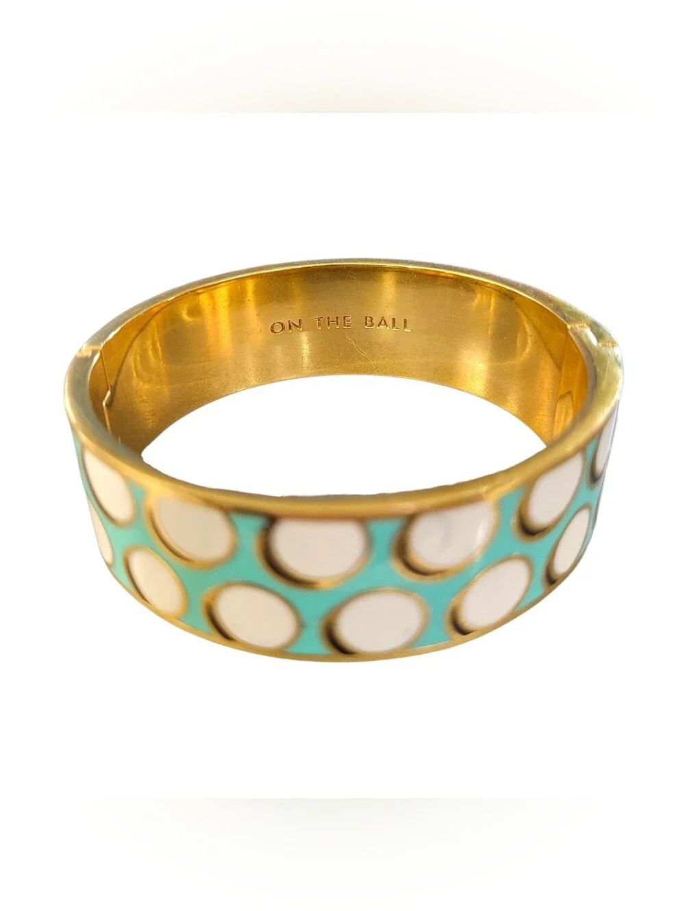 Kate Spade Rare On The Ball Bangle - Picture 2 of 9